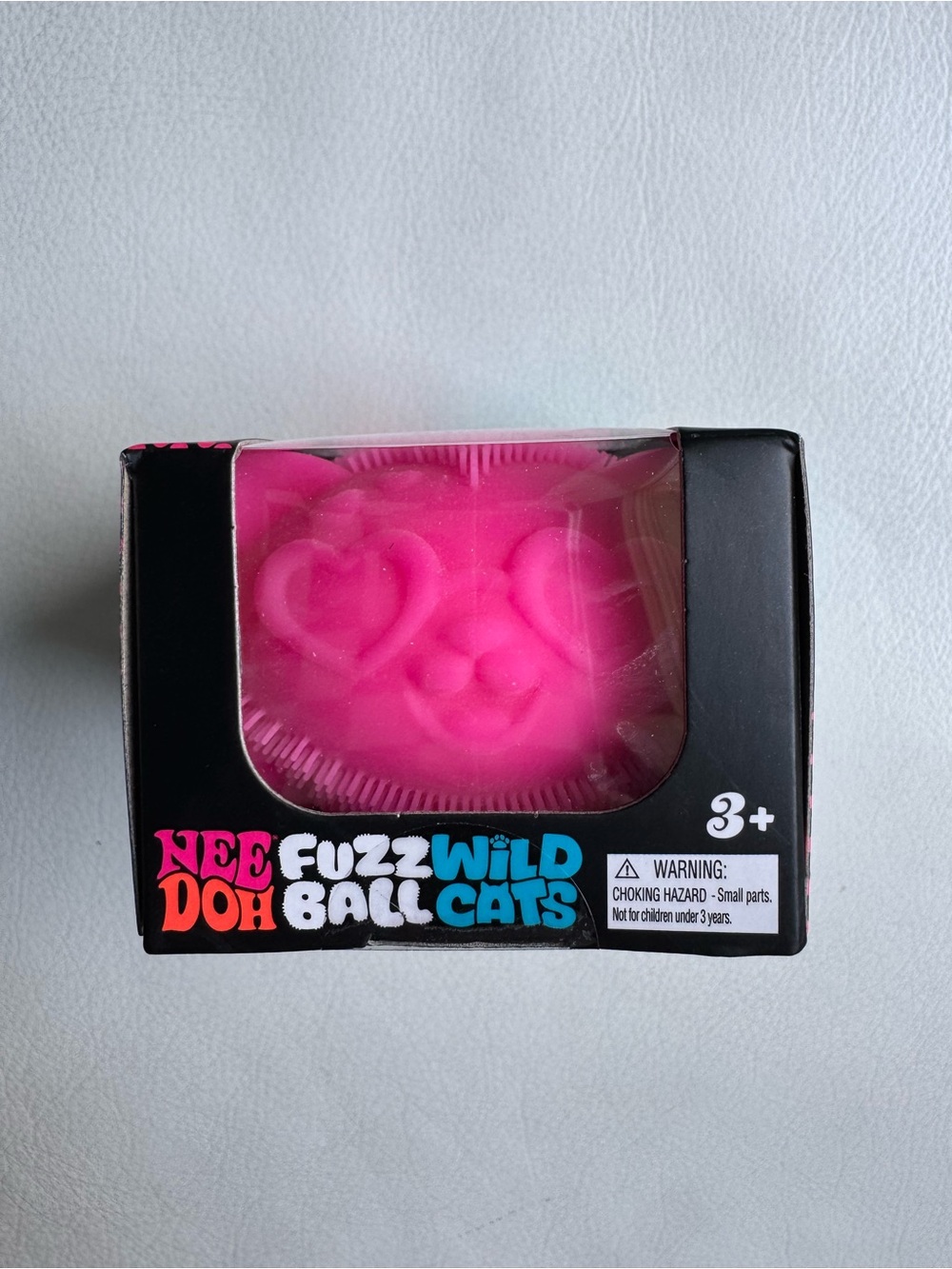 ๐ RARE NeeDoh Wild Cat Fuzz Ball Pink Heart Squishy Squeeze NEW SHIPS TODAY! - Picture 3 of 10